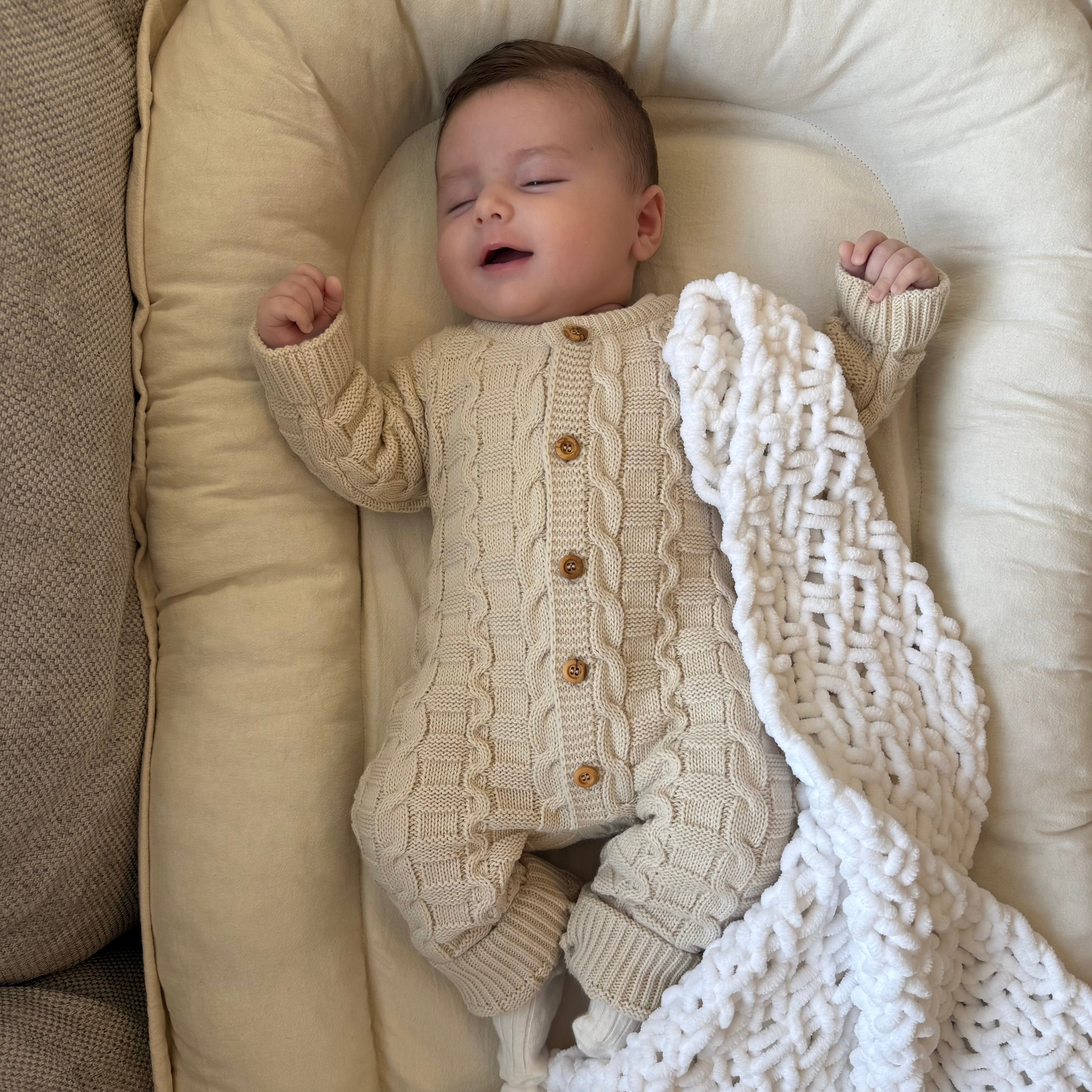 
                  
                    Camel Cable Knitted All In One - Unisex
                  
                