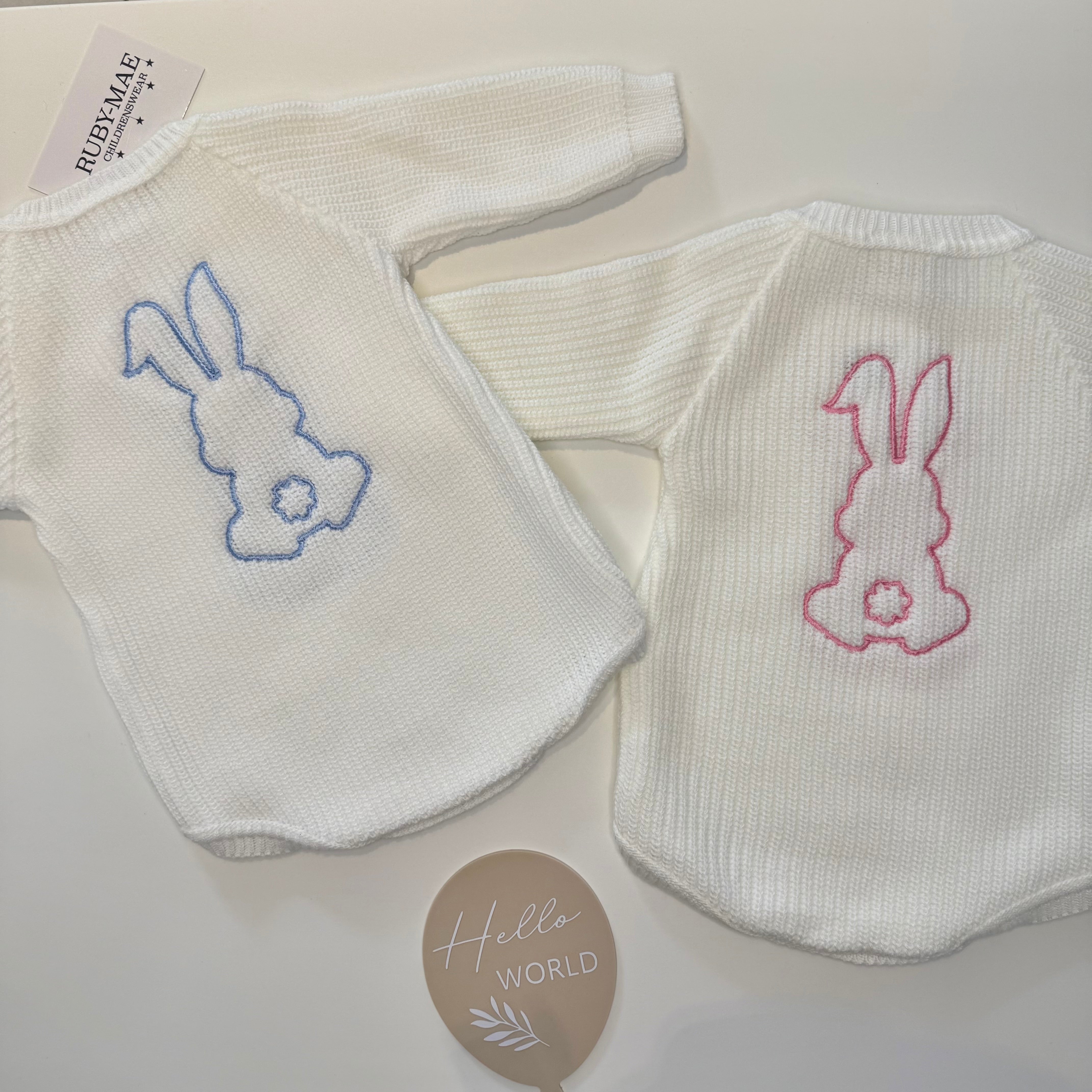 
                  
                    White Knitted Bunny Romper
                  
                