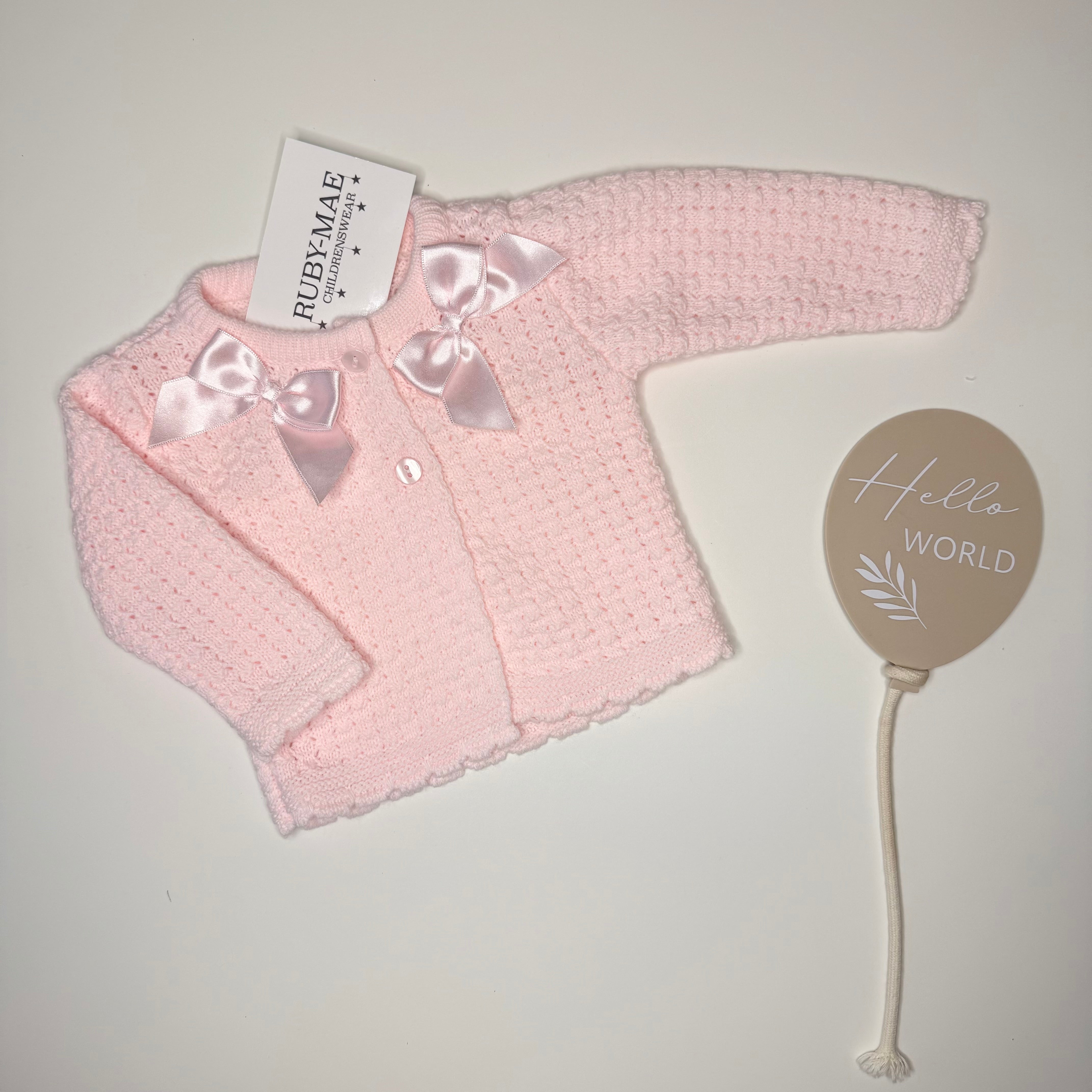 
                  
                    Double Bow Knitted Cardigan
                  
                