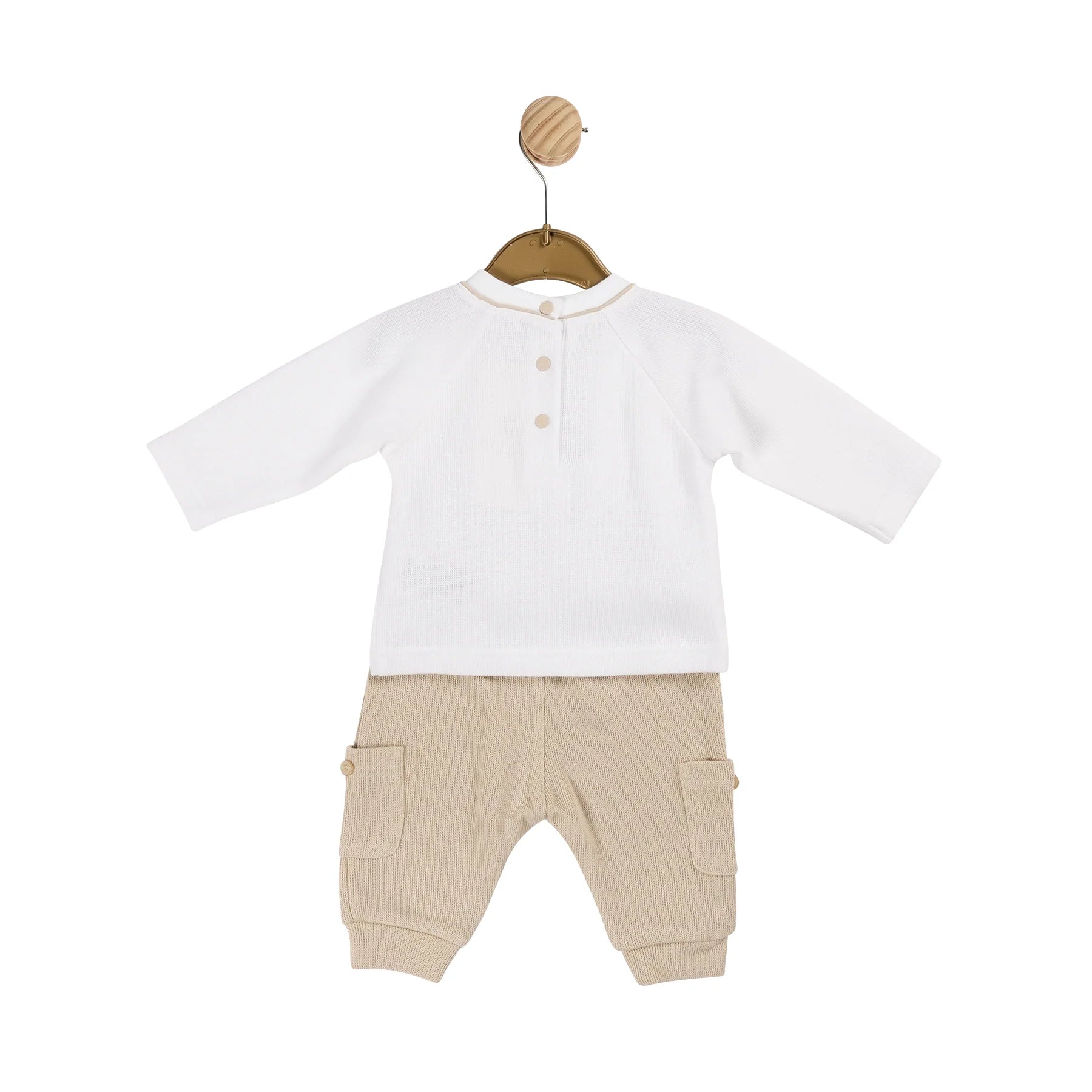
                  
                    Mintini Baby Camel & White Bike Top & Pants Tracksuit - Reggie
                  
                