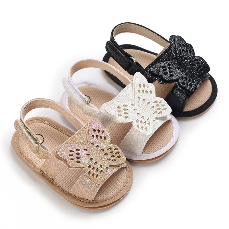 
                  
                    Baby Girls Butterfly Glitter Sandals - Ariella - Pre Order
                  
                