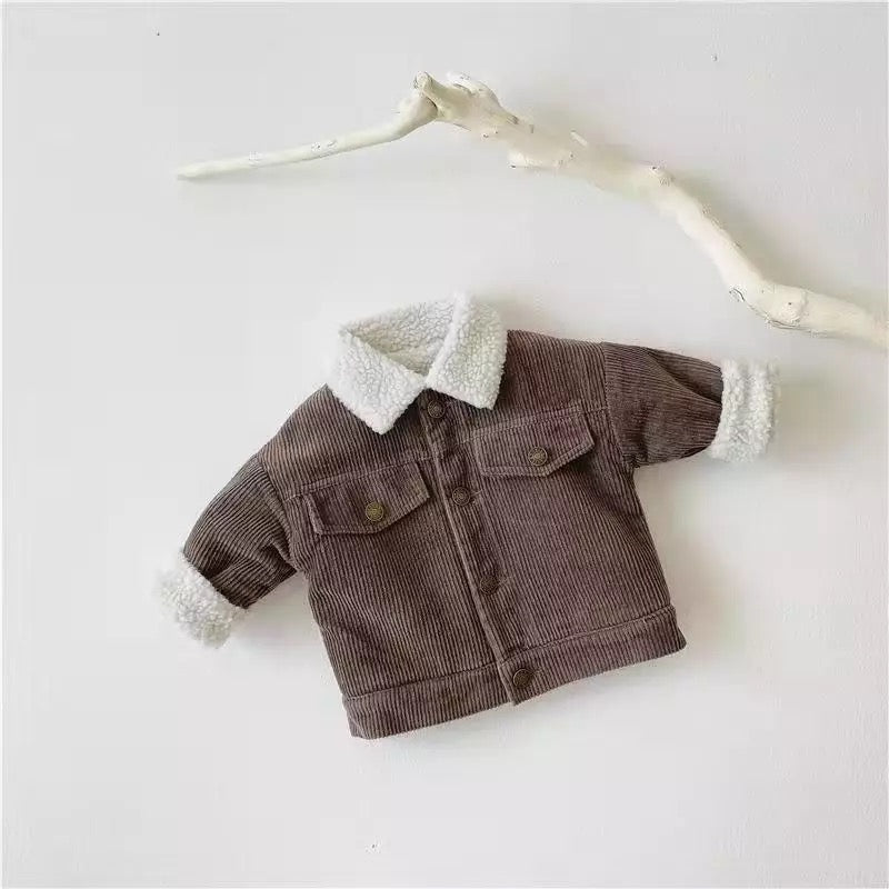 Brown Borg Cord Jacket - Ruby-Mae Childrenswear