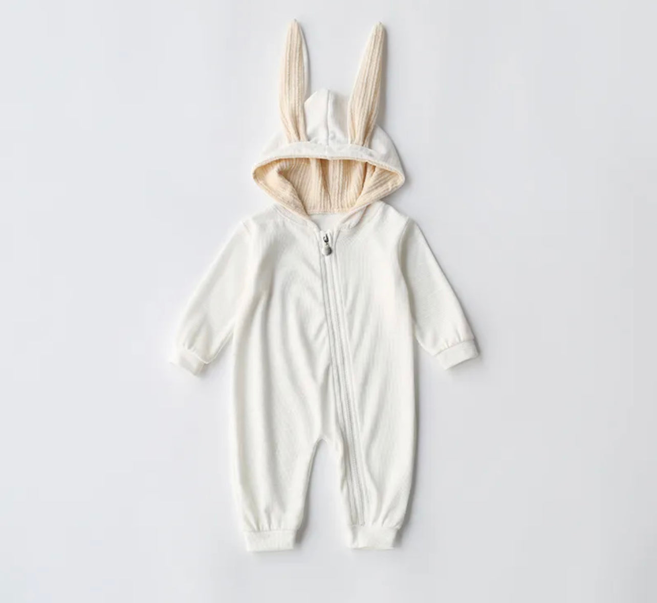 
                  
                    White All In One Outfit With Hooded Rabbit Bunny Ears
                  
                