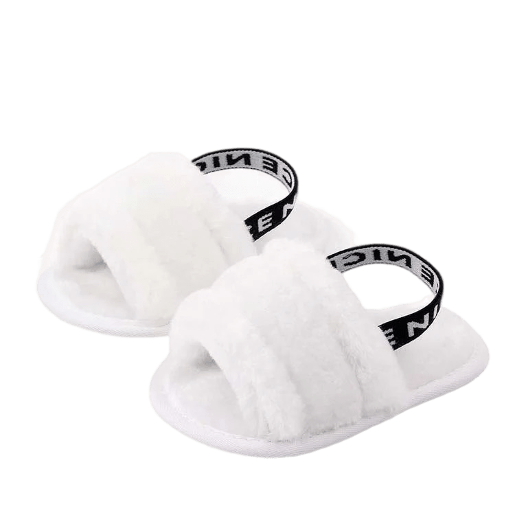 Fluffy Slippers With Nice Strap