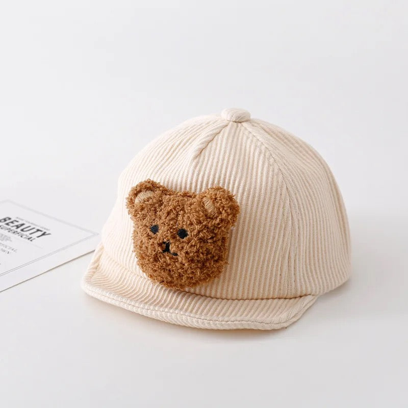 Cream Teddy Bear Baseball Cap - Pre-Order