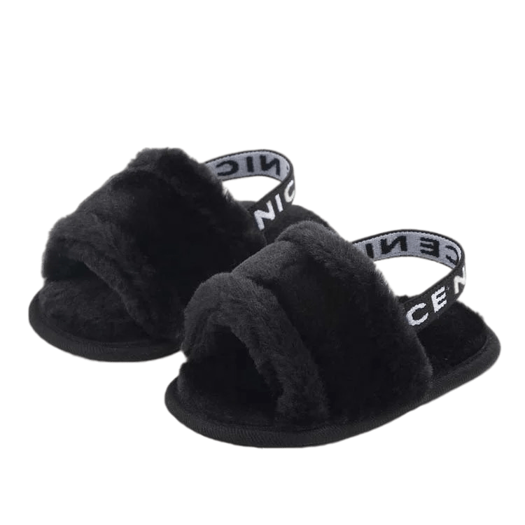 Fluffy Slides Fuzzy Slides With Strap Fluffy Slippers With Nice